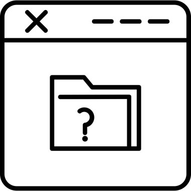 İş ve vektör illüstrasyonu için web simgesi