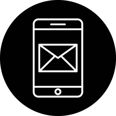 e- posta simgesi vektör illüstrasyonu