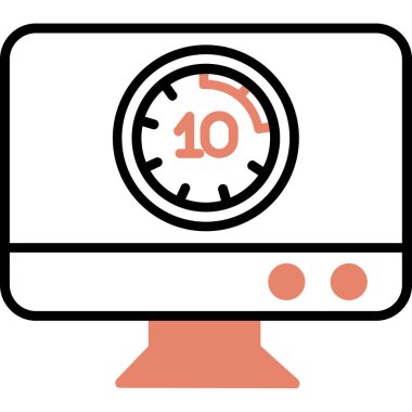 seo modern simgesinin vektör illüstrasyonu