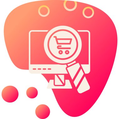 çevrimiçi alışveriş kavramı, vektör illüstrasyonu