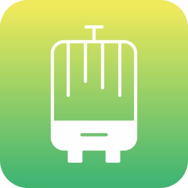 Bavul web simgesi, vektör çizim