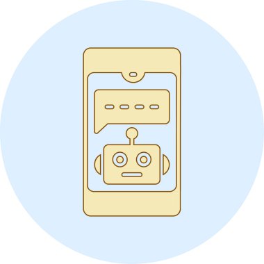 Modern simgenin vektör illüstrasyonu