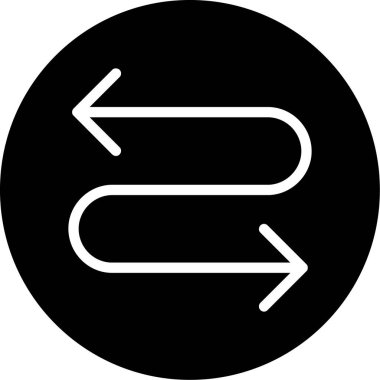 Ok. Web simgesi basit illüstrasyon