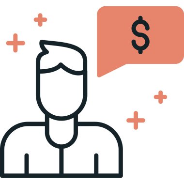 iş simgesi vektör illüstrasyonu