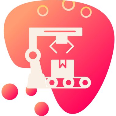 Modern bir simgenin vektör illüstrasyonu