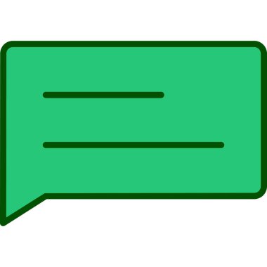 baloncuk sohbet simgesi - özet biçimi