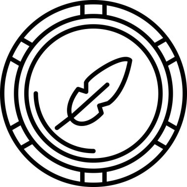 Roket gibi. Web simgesi basit tasarım