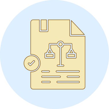 Vektör belgesi Simge illüstrasyonu