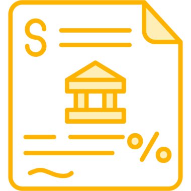 Banka binası. Web simgesi