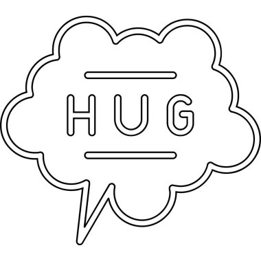 Metin aşkla konuşma balonu, aşk simgesi, satır biçimi