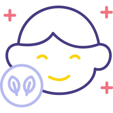 Uzaylı simgesi, vektör illüstrasyonu