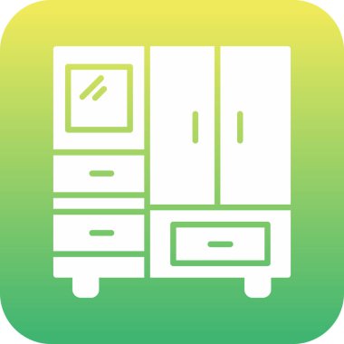 Eşsiz mobilya vektör simgesi