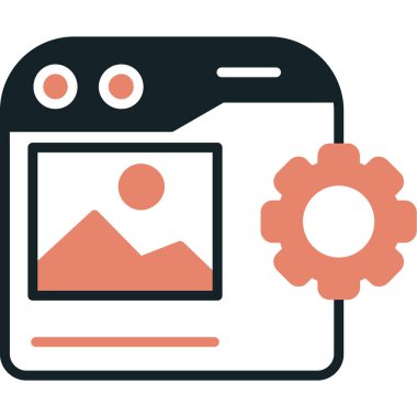 akıllı telefon ve ayarlar simgesi