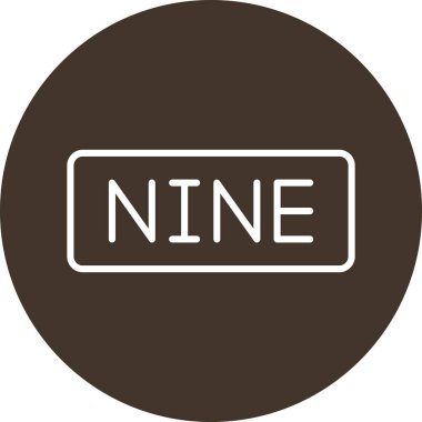 Sayılı bir arkaplan vektör illüstrasyonu