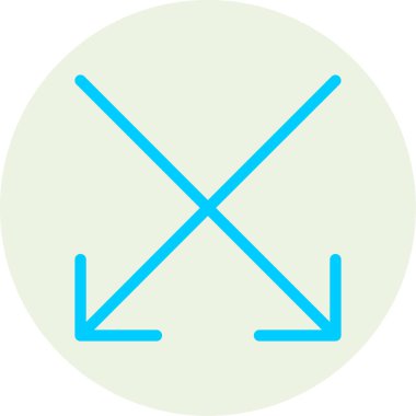 Ok. Web simgesi basit illüstrasyon