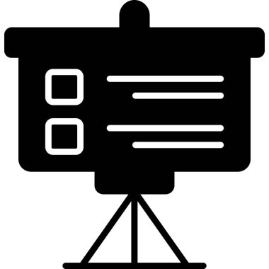 video kamera simgesi, vektör illüstrasyonu