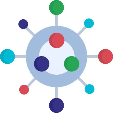 ağ bağlantısı vektör illüstrasyonu