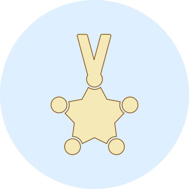 ödül kupa simgesi, vektör illüstrasyonu