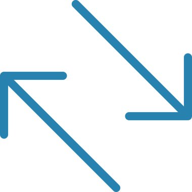 ok sol dış hat simgesi ana hat biçiminde