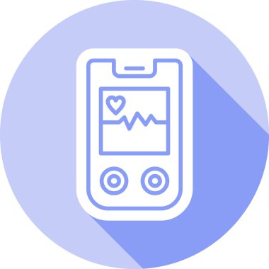 Kalpli cep telefonunun vektör simgesi