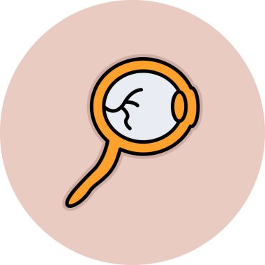 Arama simgesi vektör illüstrasyonu