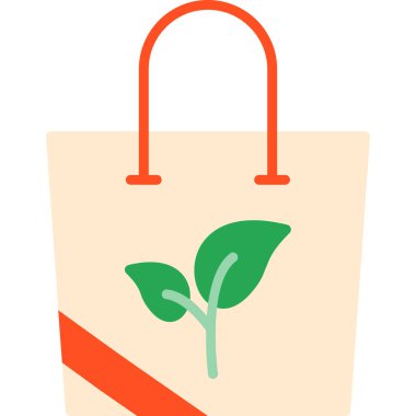 Alışveriş çantasının vektör çizimi