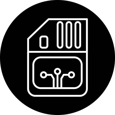 Benzin istasyonu simgesinin vektör illüstrasyonu