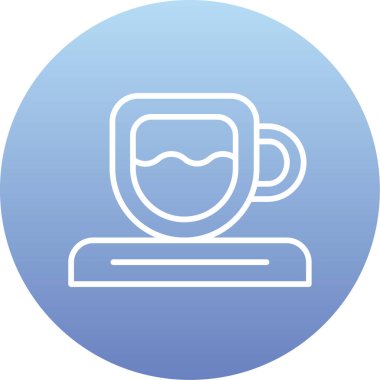 vektör kahve bardağı simgesi