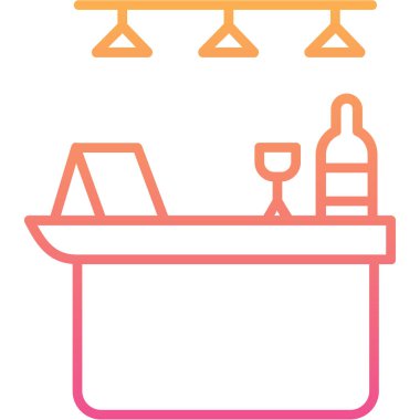 Modern bir simgenin vektör illüstrasyonu