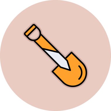 Çizgi film karalama simgesinin vektör çizimi