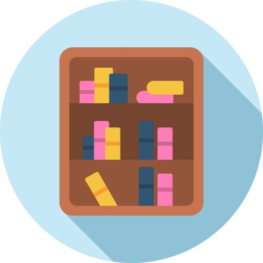 Düz biçimli kitap eğitimi ikonu