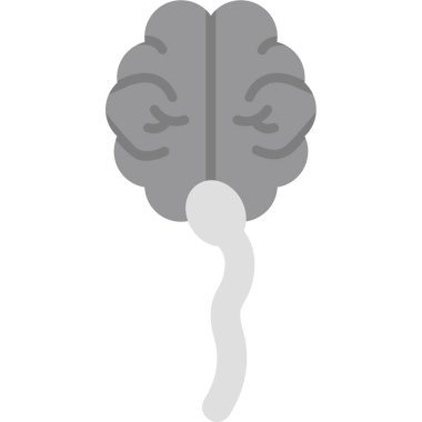 Bir fikri olan beyin.