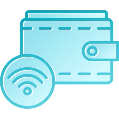 Kredi kartı ikonu vektör çizimi tasarımı