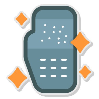 Tıbbi maskenin vektör çizimi