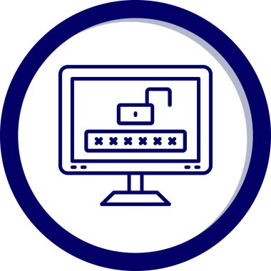 Modern simgenin vektör illüstrasyonu