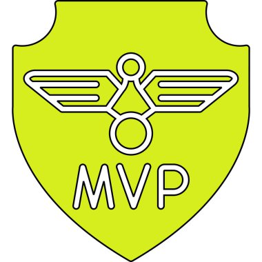 Kalkan. Web simgesi basit illüstrasyon