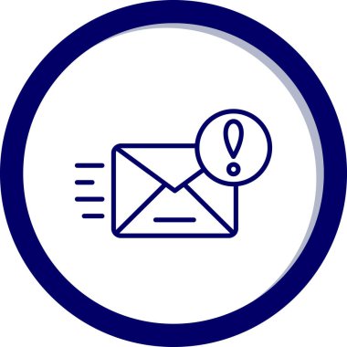 E- posta simgesi vektör illüstrasyonu