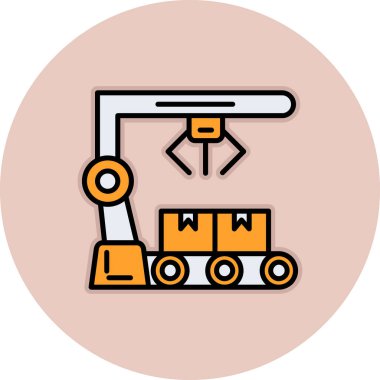 vektör yapısı ve sanayi simgesi