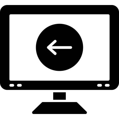 bilgisayar simgesi vektör illüstrasyonu