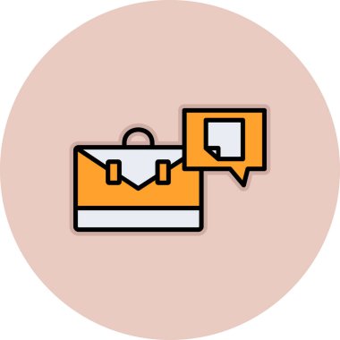 Poşetteki harf simgesinin vektör çizimi