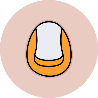 Beyzbol şapkası ikonu. vektör tasarımı