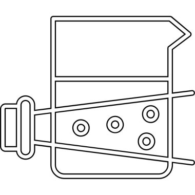 İzole edilmiş gaz sobası ikonu. vektör çizimi tasarımı