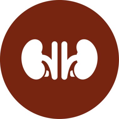 böbrek vektör çizimi, simge tasarımı arkaplanı