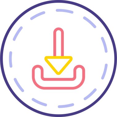 Modern navigasyon eksikliğinin vektör çizimi