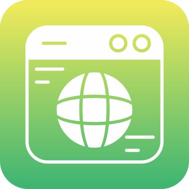 vektör tarayıcı web simgesi