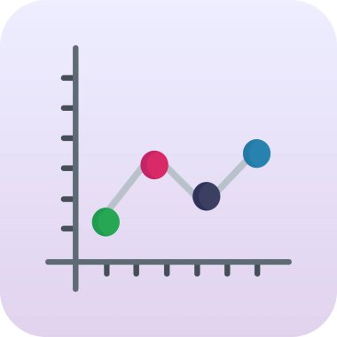 iş grafiği ikon vektör illüstrasyonu