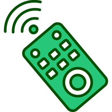 Uzaktan kumanda simge vektör çizim