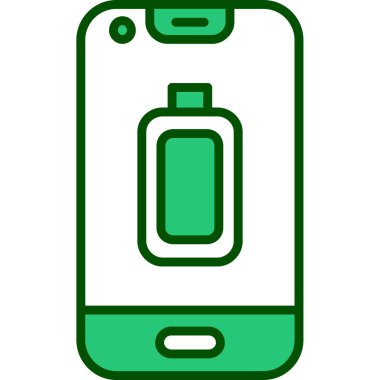 Akıllı telefon simgesinin vektör illüstrasyonu