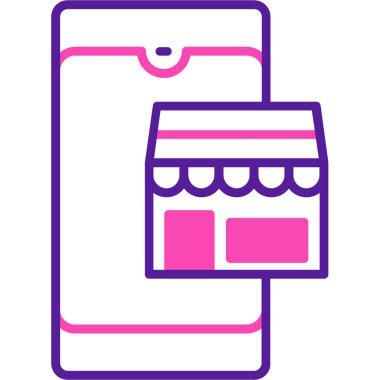 Kart. Web simgesi basit illüstrasyon