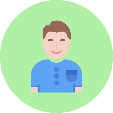 İnsan simgesinin vektör illüstrasyonu